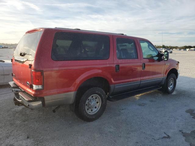1FMNU41S43ED06087 - 2003 FORD EXCURSION XLT RED photo 3
