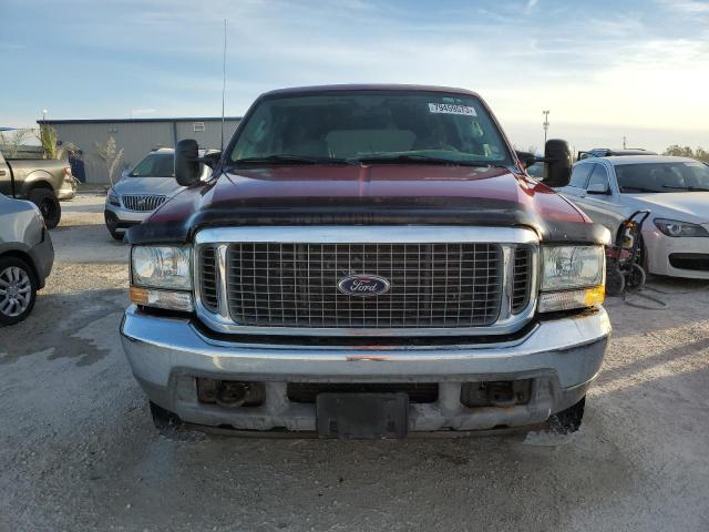 1FMNU41S43ED06087 - 2003 FORD EXCURSION XLT RED photo 5