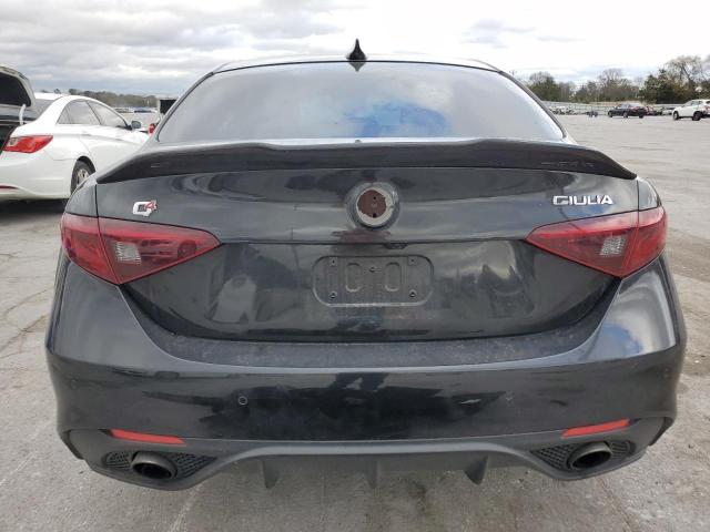 ZARFAEDN4H7532239 - 2017 ALFA ROMEO GIULIA Q4 შავი ფოტო 6