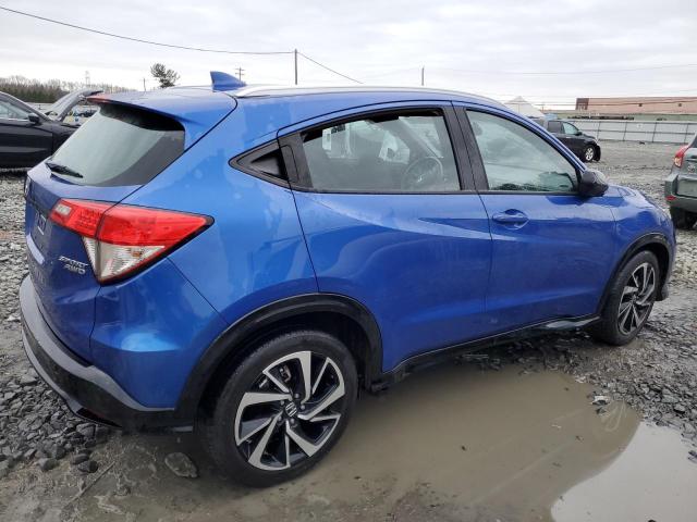 3CZRU6H16KG733853 - 2019 HONDA HR-V SPORT BLUE photo 3