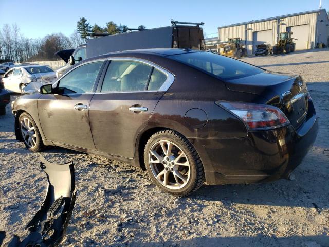 1N4AA5AP8EC474378 - 2014 NISSAN MAXIMA S BLACK photo 2