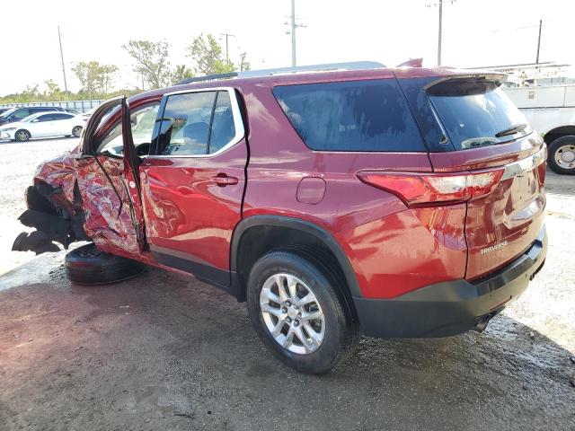 1GNERGKW6JJ281018 - 2018 CHEVROLET TRAVERSE LT RED photo 2