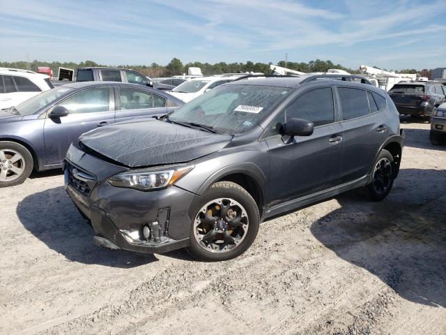 JF2GTAPC4MH398303 - 2021 SUBARU CROSSTREK PREMIUM GRAY photo 1