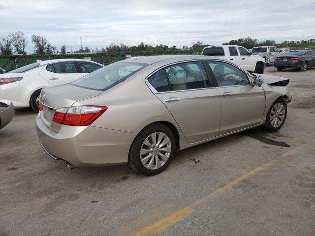 1HGCR2F81EA183326 - 2014 HONDA ACCORD EXL BEIGE photo 3