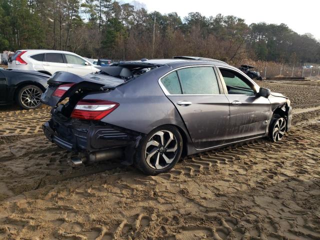 1HGCR2F83GA013861 - 2016 HONDA ACCORD EXL GRAY photo 3