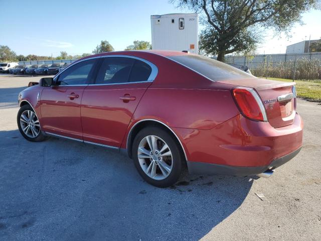 1LNHM93R99G604216 - 2009 LINCOLN MKS RED photo 2