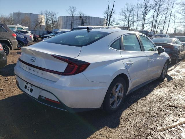 5NPEG4JA5MH087936 - 2021 HYUNDAI SONATA SE WHITE photo 3