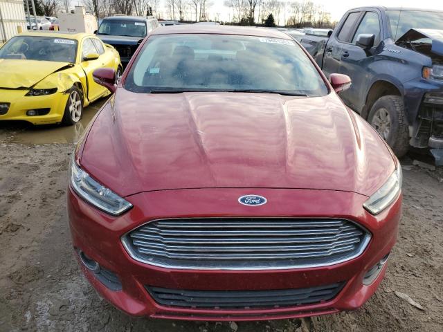 3FA6P0HR9DR141279 - 2013 FORD FUSION SE RED photo 5