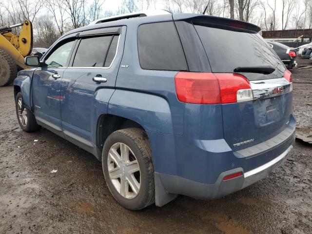 2CTFLXEC3B6347253 - 2011 GMC TERRAIN SLT BLUE photo 2