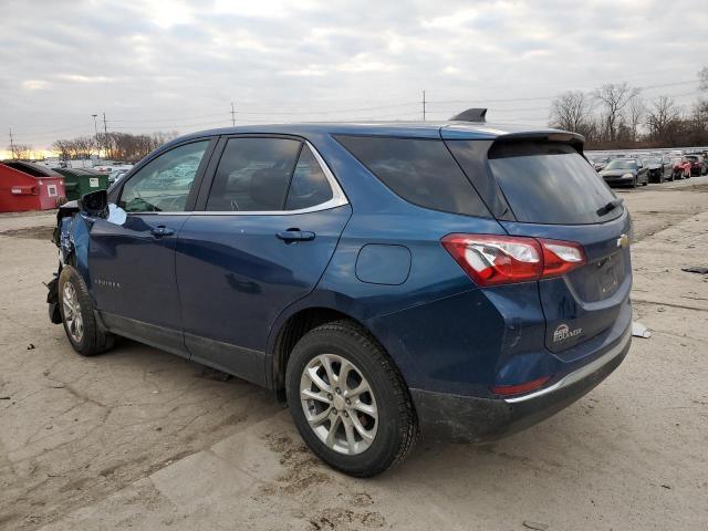 3GNAXUEV6ML385267 - 2021 CHEVROLET EQUINOX LT BLUE photo 2