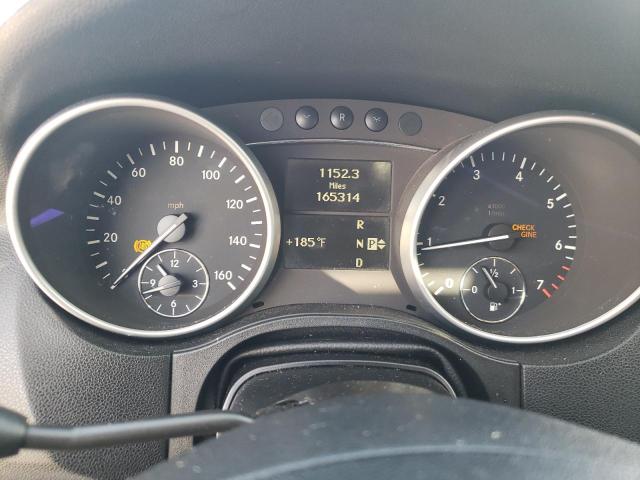 4JGBB8GB5BA709797 - 2011 MERCEDES-BENZ ML 350 4MATIC GRAY photo 9