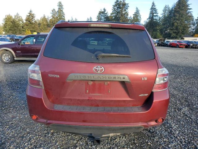 JTEES43A192150062 - 2009 TOYOTA HIGHLANDER SPORT MAROON photo 6