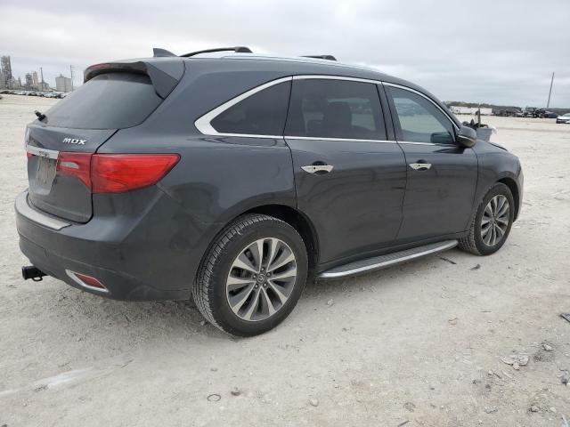 5FRYD3H41GB011485 - 2016 ACURA MDX TECHNOLOGY GRAY photo 3