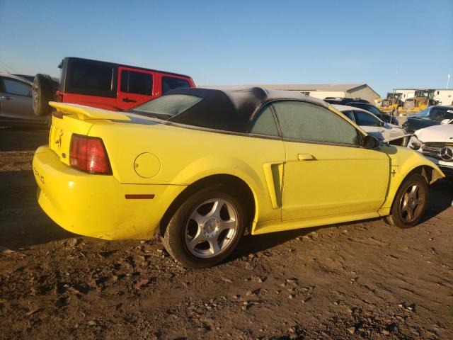 1FAFP44463F417057 - 2003 FORD MUSTANG YELLOW photo 3