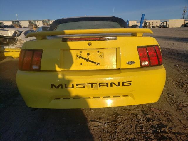 1FAFP44463F417057 - 2003 FORD MUSTANG YELLOW photo 6