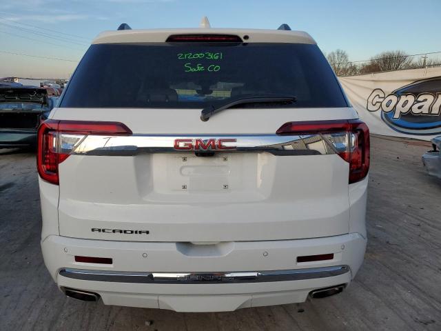 1GKKNPLS6PZ177534 - 2023 GMC ACADIA DENALI WHITE photo 6