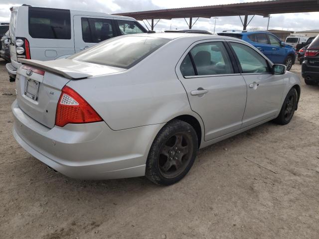 3FAHP0HA5AR355491 - 2010 FORD FUSION SE SILVER photo 3