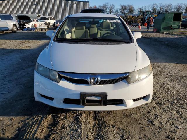 19XFA1F51BE006898 - 2011 HONDA CIVIC LX WHITE photo 5