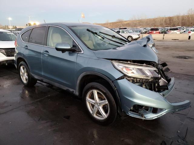 2HKRM4H57FH675908 - 2015 HONDA CR-V EX BLUE photo 4