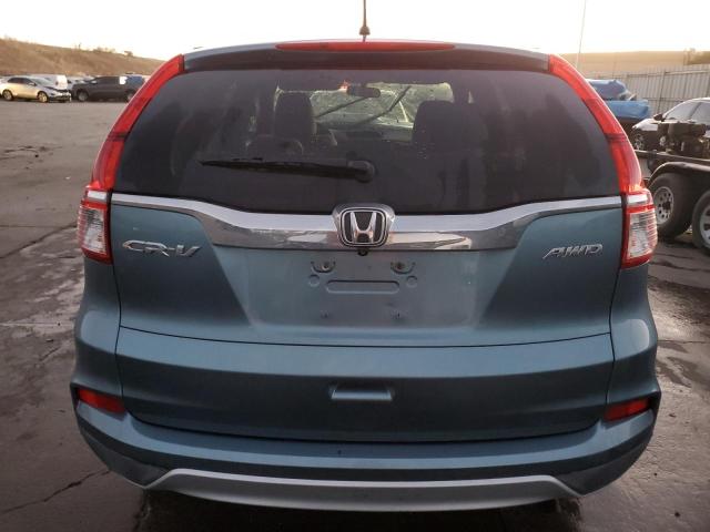 2HKRM4H57FH675908 - 2015 HONDA CR-V EX BLUE photo 6