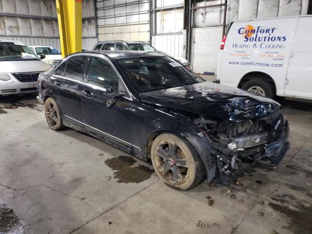 WDDGF5EB7BA466788 - 2011 MERCEDES-BENZ C 300 BLACK photo 4