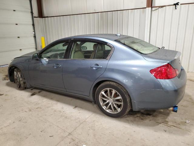 JNKBV61F58M280338 - 2008 INFINITI G35 BLUE photo 2