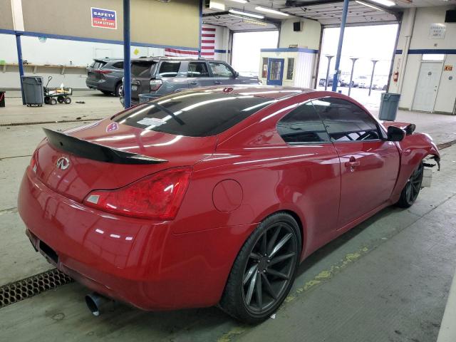 JNKCV64E08M124585 - 2008 INFINITI G37 BASE RED photo 3