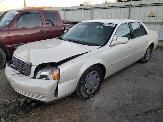 1G6KE57YX2U127517 - 2002 CADILLAC DEVILLE DHS WHITE photo 1