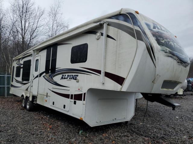 4YDF34520CE780606 - 2012 ALPI 5TH WHEEL WHITE photo 1