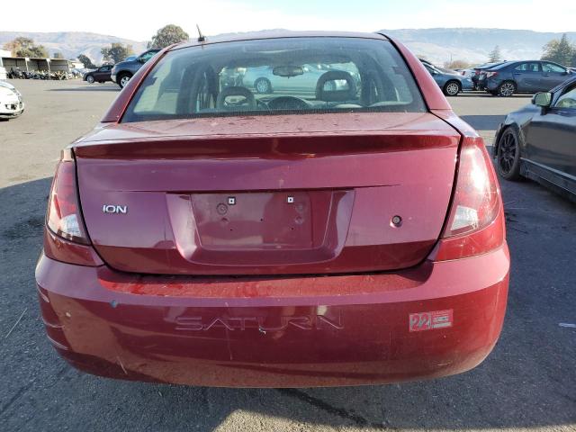 1G8AJ55F06Z128331 - 2006 SATURN ION LEVEL 2 勃艮第红 照片 6