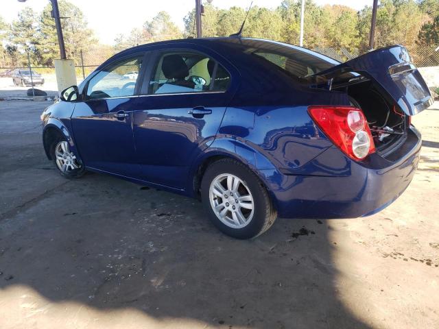 1G1JC5SG4E4134019 - 2014 CHEVROLET SONIC LT BLUE photo 2