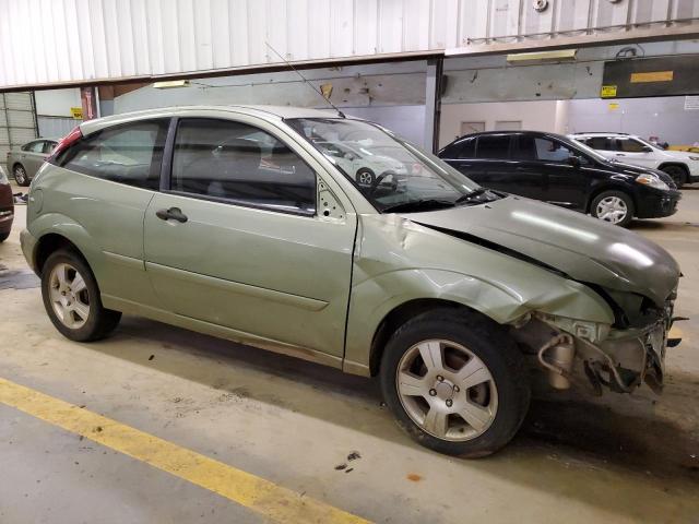 1FAFP31N07W147479 - 2007 FORD FOCUS ZX3 GREEN photo 4