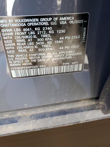 1V2WNPE89PC031953 - 2023 VOLKSWAGEN ID.4 PRO S 灰色 照片 13