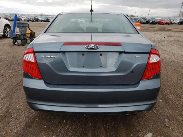 3FAHP0HA4CR108658 - 2012 FORD FUSION SE BLUE photo 6