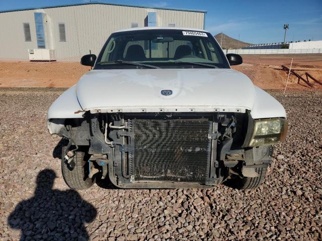 1B7GL42X92S527517 - 2002 DODGE DAKOTA SLT WHITE photo 5