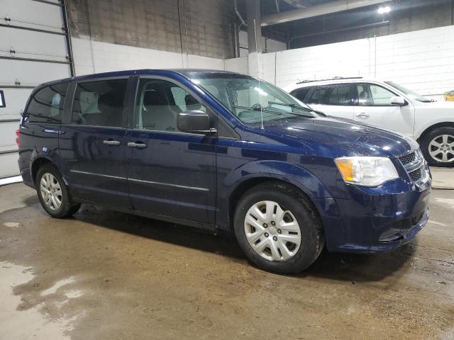 2C4RDGBG6ER476488 - 2014 DODGE GRAND CARA SE BLUE photo 4