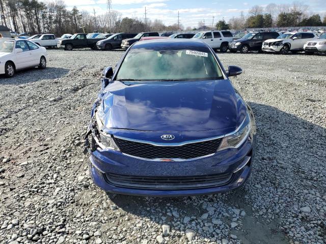 5XXGT4L30JG194306 - 2018 KIA OPTIMA LX BLUE photo 5