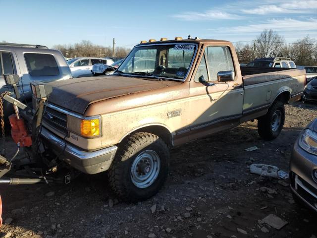 1FTEF26N6KNA91851 - 1989 FORD F250 BROWN photo 1