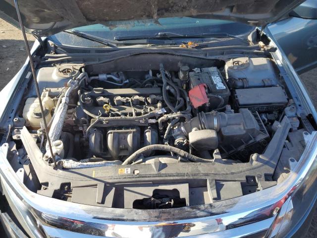 3FAHP0HA6CR267147 - 2012 FORD FUSION SE BLUE photo 11