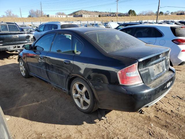 4S3BL626367214193 - 2006 SUBARU LEGACY 2.5I LIMITED BLACK photo 2