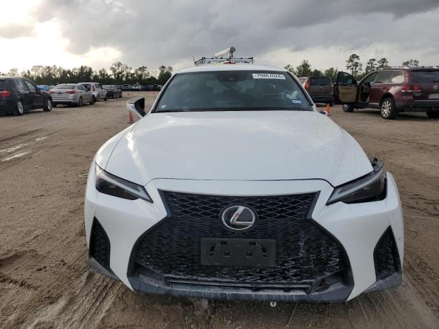 JTHGZ1B25M5041885 - 2021 LEXUS IS 350 F SPORT WHITE photo 5