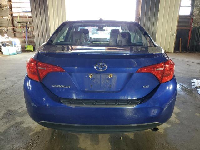 2T1BURHE6HC870693 - 2017 TOYOTA COROLLA L BLUE photo 6