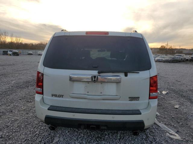 5FNYF4H9XBB092489 - 2011 HONDA PILOT TOURING WHITE photo 6