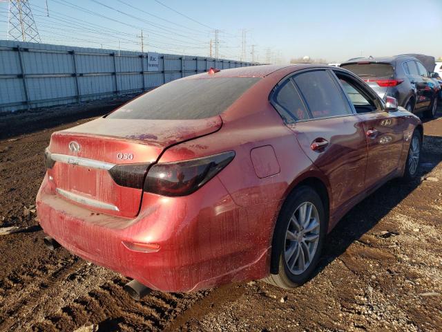 JN1BV7AR5FM398486 - 2015 INFINITI Q50 BASE RED photo 3