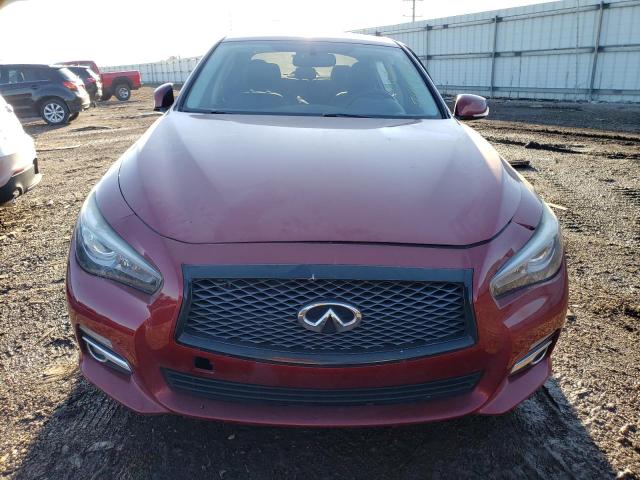 JN1BV7AR5FM398486 - 2015 INFINITI Q50 BASE RED photo 5