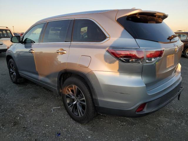 5TDKKRFH4GS164749 - 2016 TOYOTA HIGHLANDER XLE SILVER photo 2