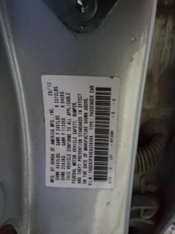 1HGCR3F84EA006498 - 2014 HONDA ACCORD EXL SILVER photo 12