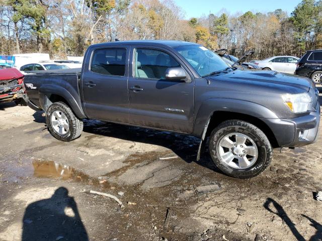 5TFJU4GN9DX048370 - 2013 TOYOTA TACOMA DOUBLE CAB PRERUNNER GRAY photo 4