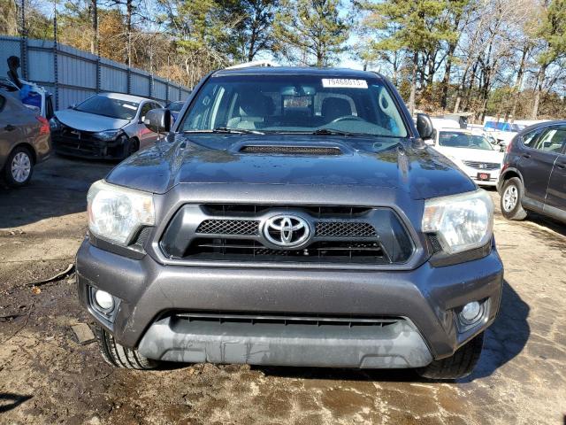 5TFJU4GN9DX048370 - 2013 TOYOTA TACOMA DOUBLE CAB PRERUNNER GRAY photo 5