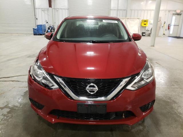 3N1AB7AP0KY377040 - 2019 NISSAN SENTRA S RED photo 5
